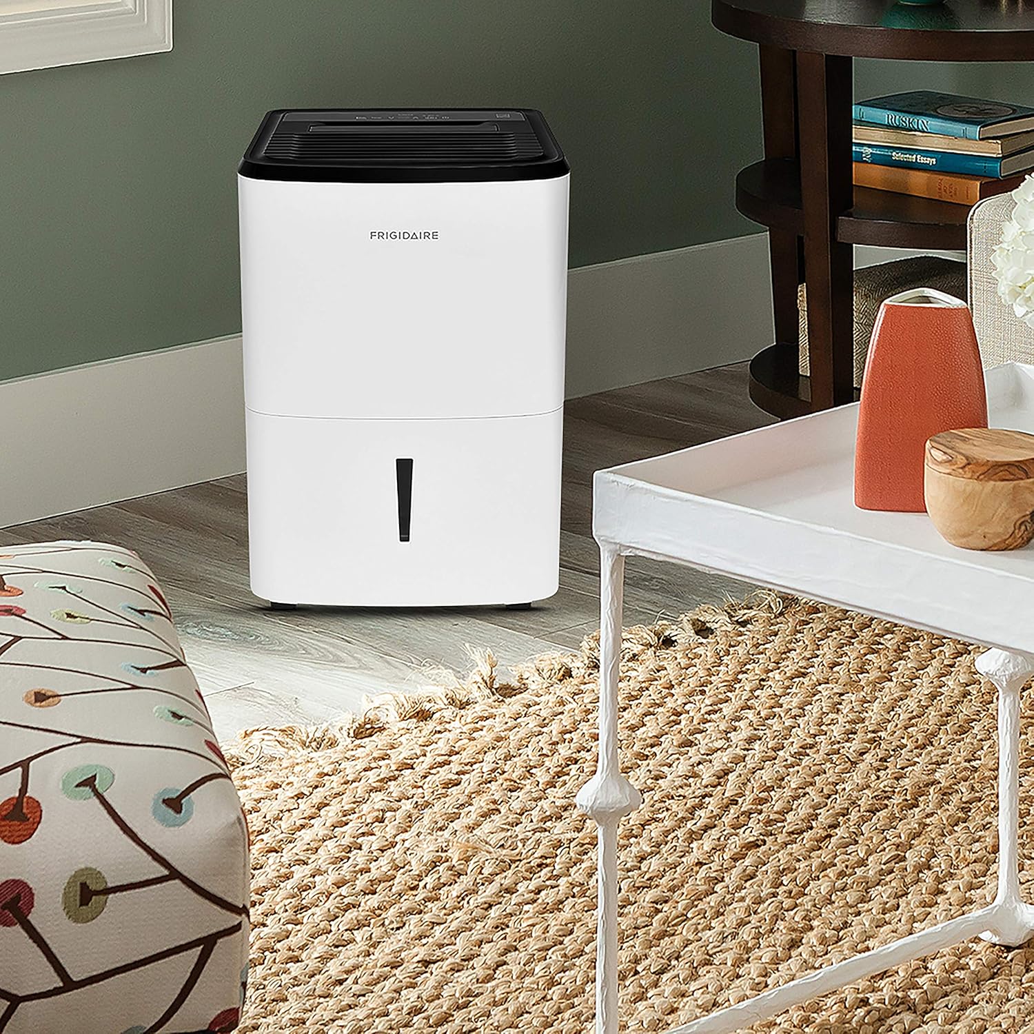 Frigidaire Dehumidifier, High Humidity 50 Pint Capacity, in White
