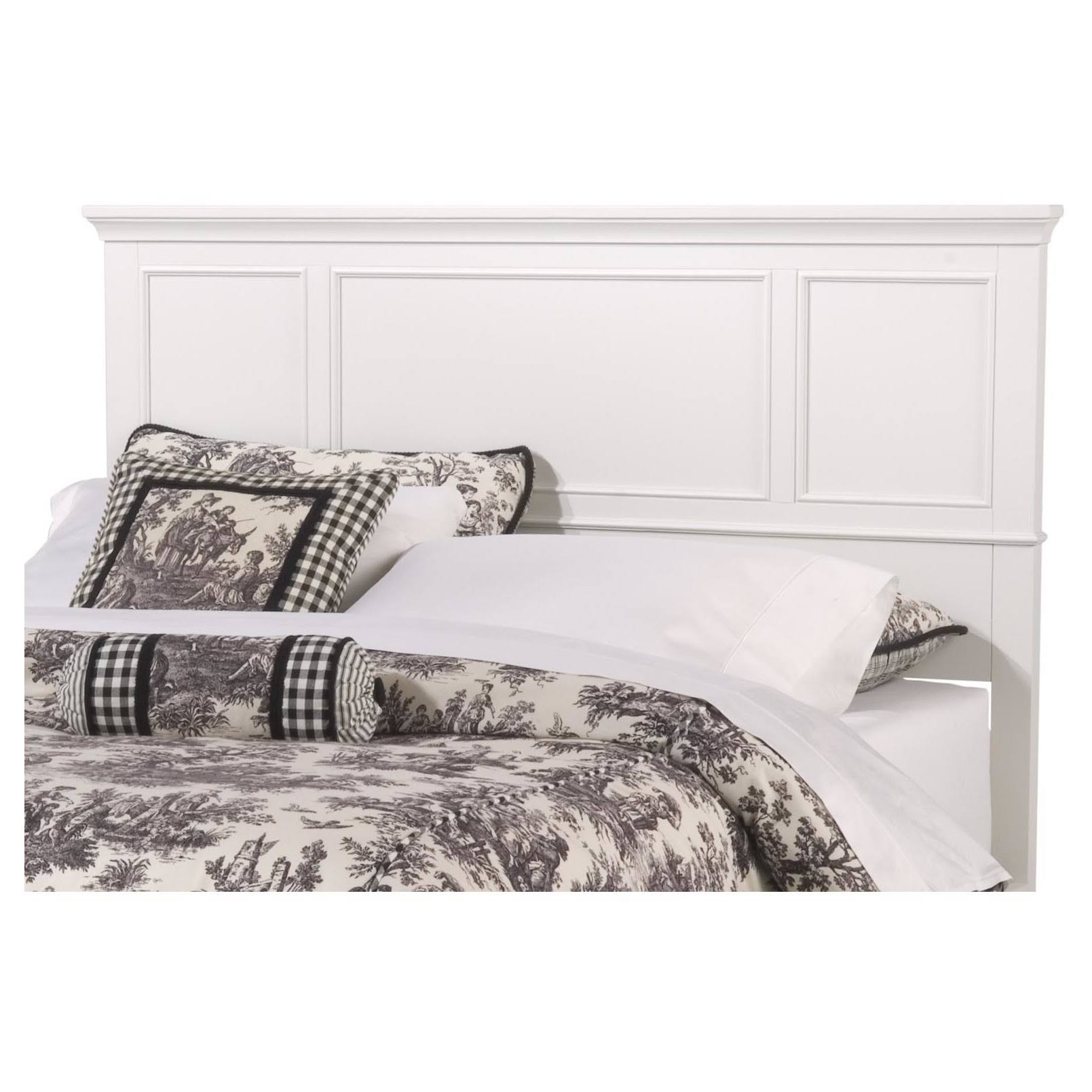 Home Styles 5530-501 Naples Queen Headboard, White Finish