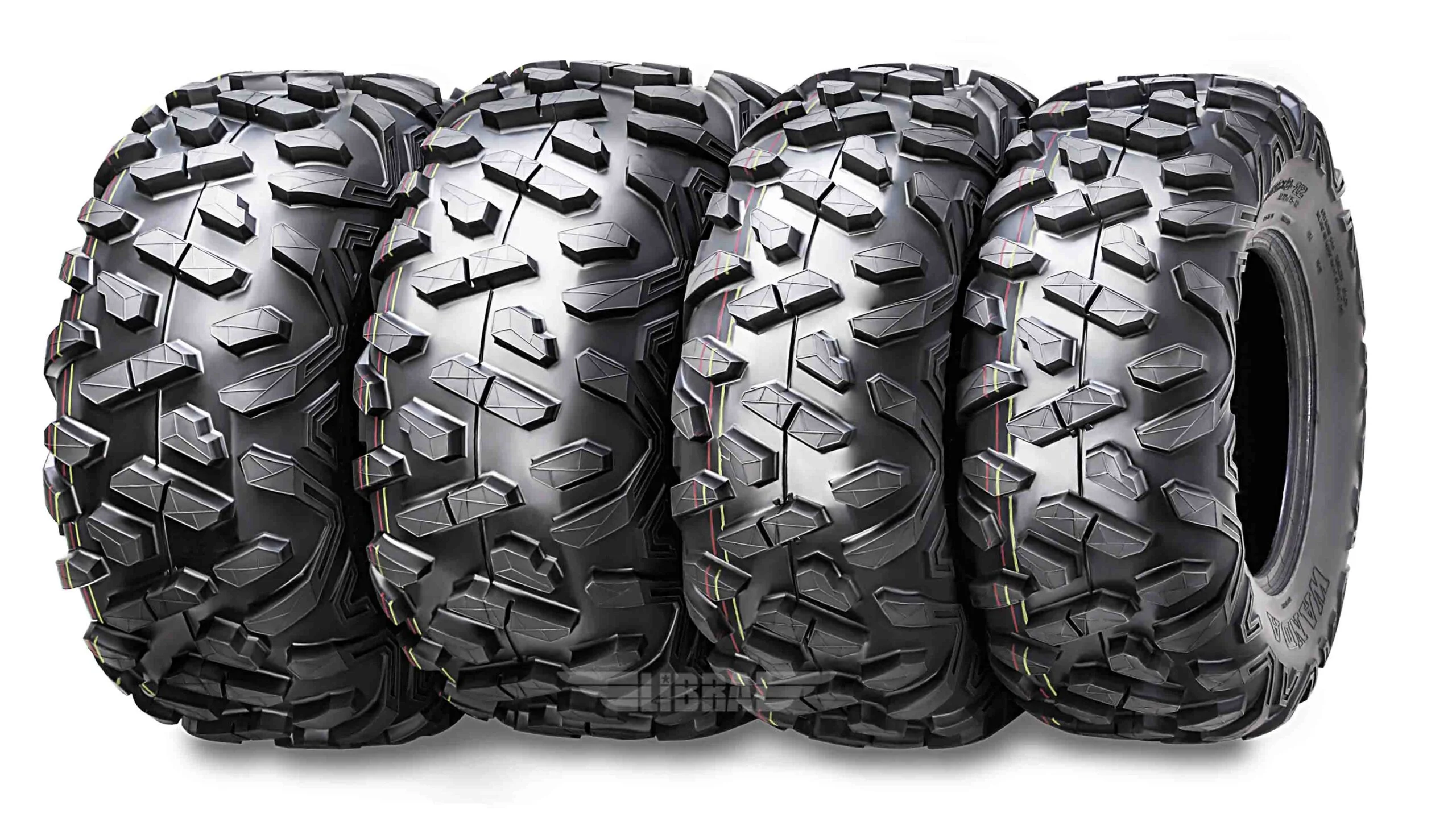Set 4 WANDA ATV Tires 25X8X12 25X10X12 fit 14-17 Arctic-Cat 500/700 WILDCAT Trail Bighorn Style