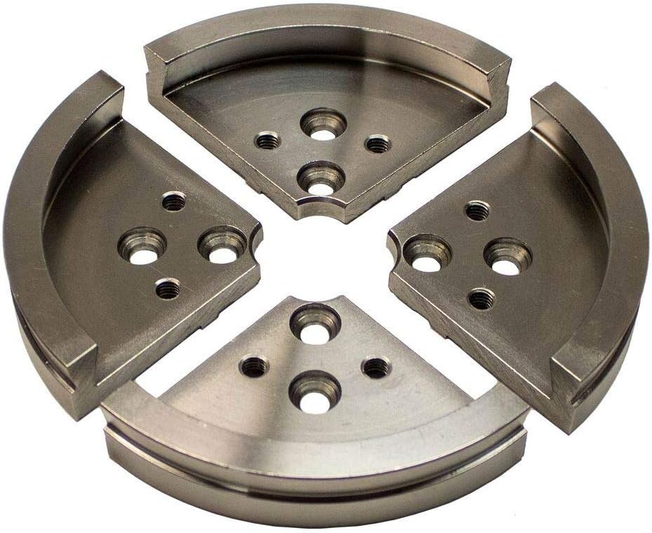 Nova 23108 Premier Pro-Tek Supernova 2 Chuck Bundle with Pro-Tek 2" Jaw Set, 4" Bowl Jaw Set, 5" Bowl Jaw Set, Woodworm Screw, Plastic Case & accessories, bundled with Nova IXNS 1" x 8tpi Insert