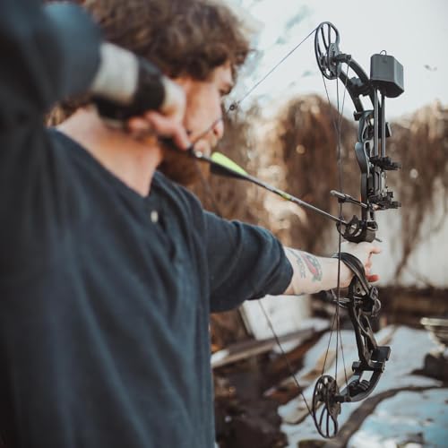 Sanlida Dragon X9 Ready to Hunt Compound Bow Package for Adults, Archery Compound Bow and Arrow Set, 0-70 Lbs Draw Weight, No Bow Press Needed, Limited Life-time Warranty