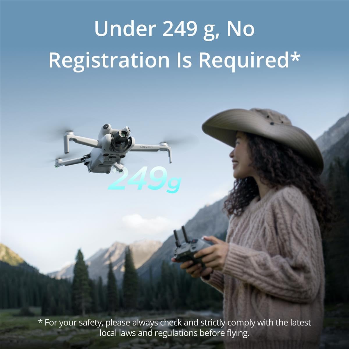 DJI Mini 4 Pro Drone Fly More Combo with Accessory Kit