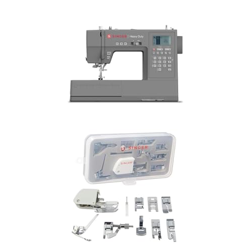 SINGER Heavy Duty 6620C Computerized Sewing Machine with Accessories | 215 Stitches, LCD Screen, Built-In Needle Threader | Easy Setup, Durable Metal Frame, Ideal for Clothes & Home Projects