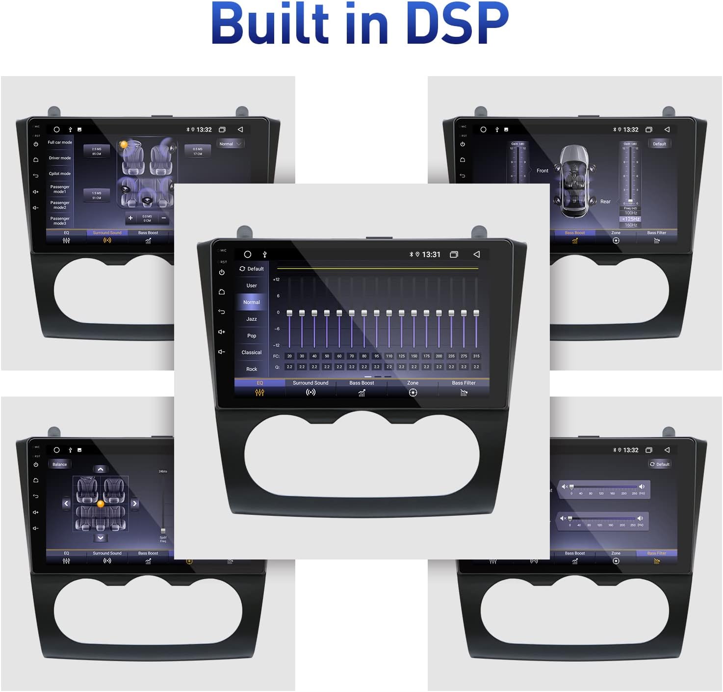 Car Radio in Dash Navigation for Nissan Altima Manual A/C 2008-2012, Android 10.0 Stereo Build in Carplay/Android Auto/DSP Support Bluetooth/FM/AM/RDS with AHD Rear View Camera