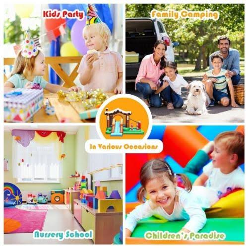 Kids Inflatable Bounce House Jumping Castle Slide Climber Bouncer