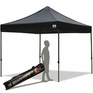 ABCCANOPY Kingkong-series 10 x 10-Feet Commercial Instant Canopy Kit EZ Pop Up Tent ,Bonus Carrying Bag,Black