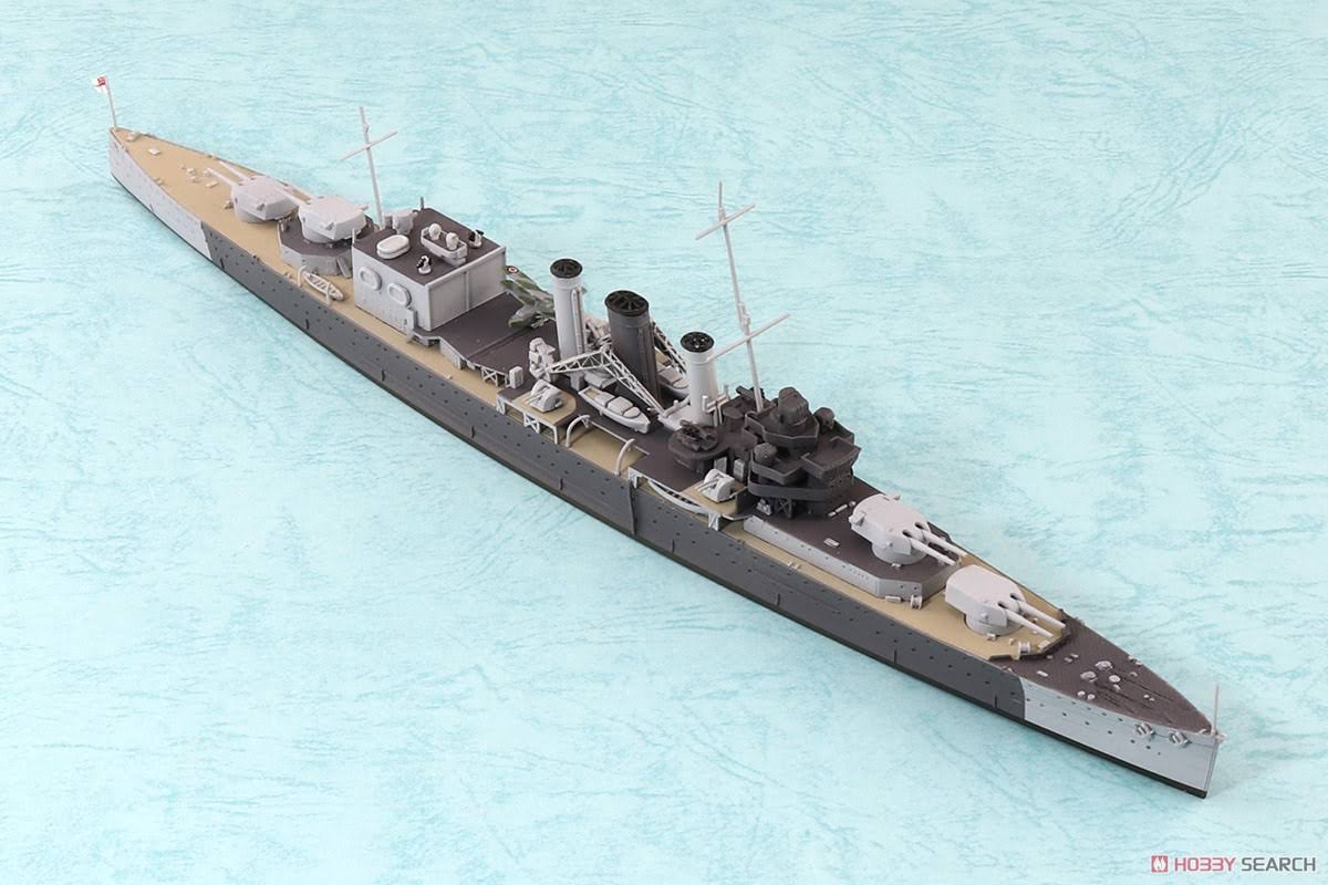 Aoshima Waterline 056745 Royal Navy Heavy Cruiser HMS Cornwall 1/700 Scale Kit - Plaza Japan