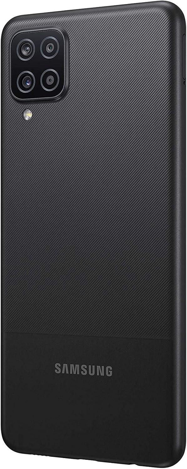 SAMSUNG Galaxy A12 32GB A125U (T-Mobile/Sprint Unlocked) 6.5" Display Quad Camera Long Lasting Battery Smartphone - Black (Renewed)