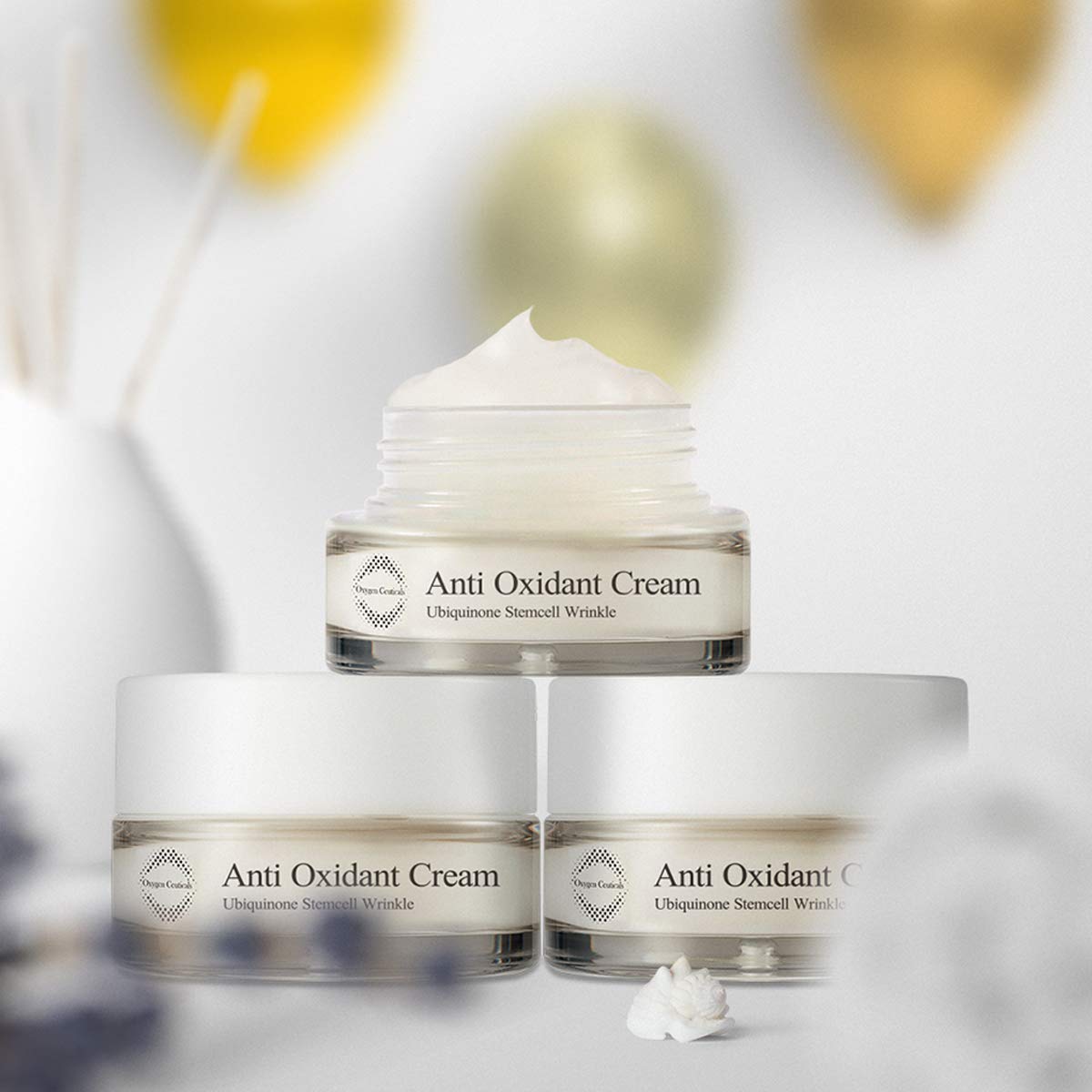 AntiOxidant Cream, Anti Aging Face Moisturizer For Day & Night OxygenCeuticals, 1.69 oz Pack of 2