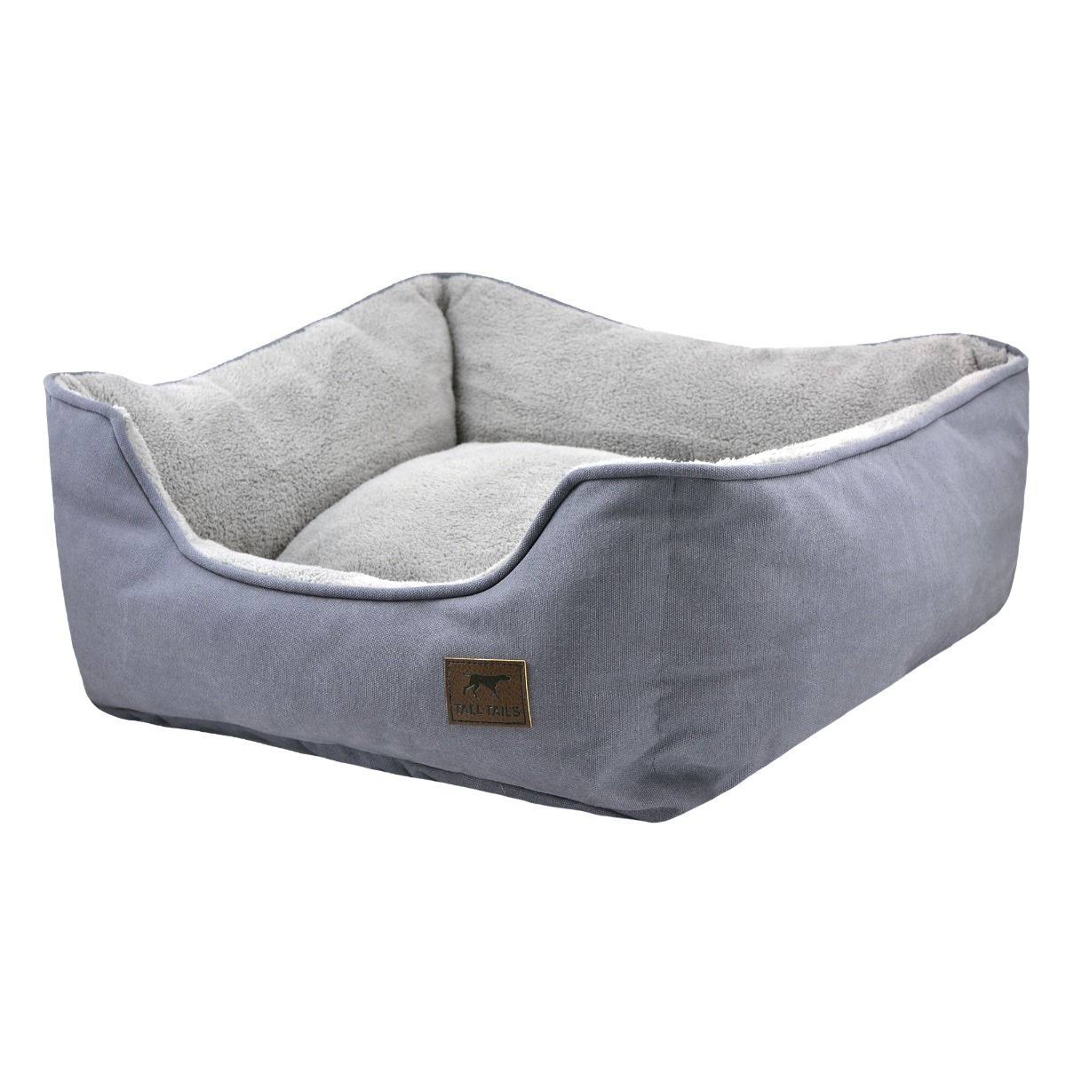 Tall Tails Dream Chaser Charcoal Bolster Bed Extra Large