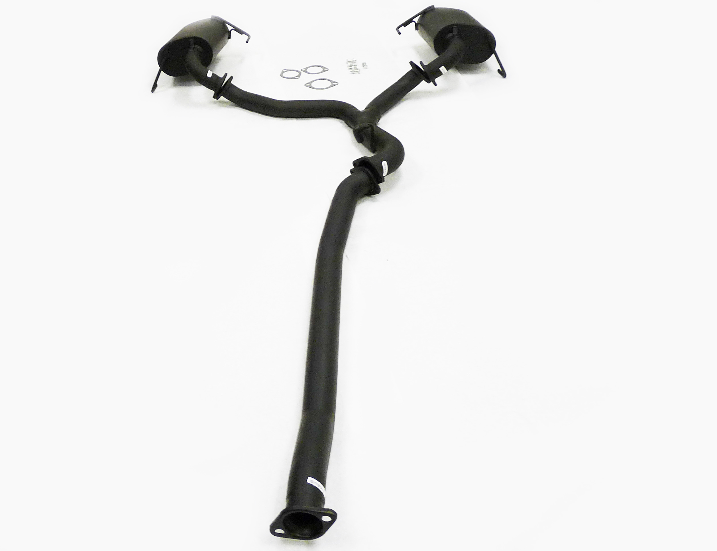 Black Catback Exhaust Fitment For 05 to 09 Subaru Legacy GT Sedan By Maximizer