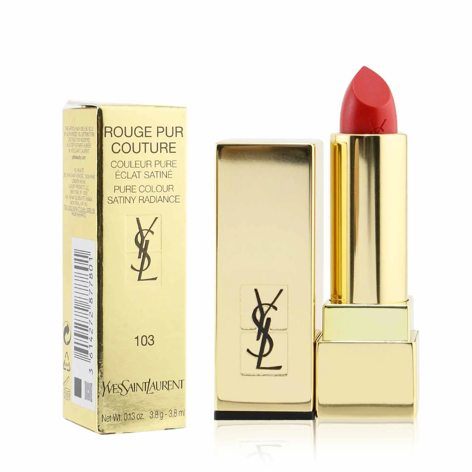 Yves Saint Laurent Rouge Pur Couture - #151 Rouge Unapologetic  3.8g/0.13oz