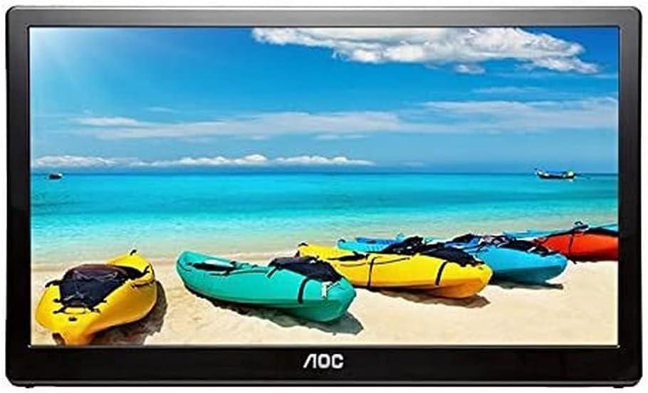 AOC I1659FWUX 15.6" USB-powered portable monitor, Full HD 1920x1080 IPS, Built-in Stand, VESA