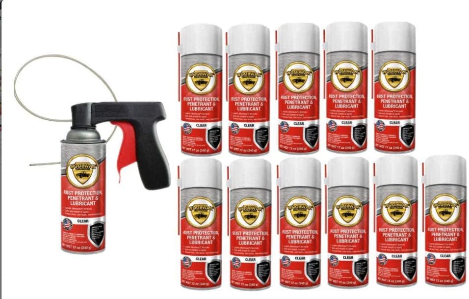 woolwax® 12 Spray Can Undercoating Kit Straw (Clear)