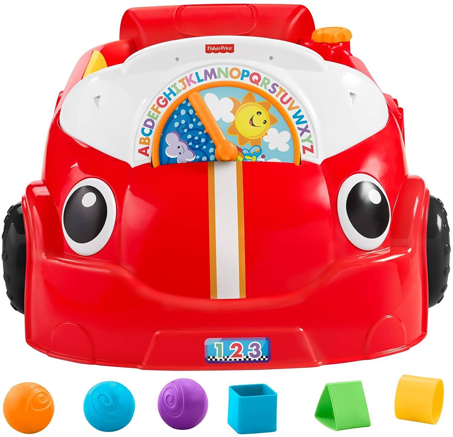 Fisher-Price Laugh u0026 Learn Crawl Around Car Activity Center - Red
