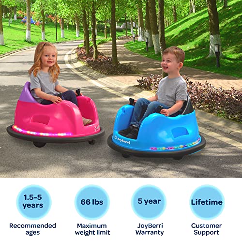 Bumper Car for Toddlers - Toddler, Baby, and Kids Ride On Toy Electric Bumper Car - with Bluetooth, Music and Remote/Safety Certified, Kid Approved, Electric Kids Ride on Bumper Car Gift
