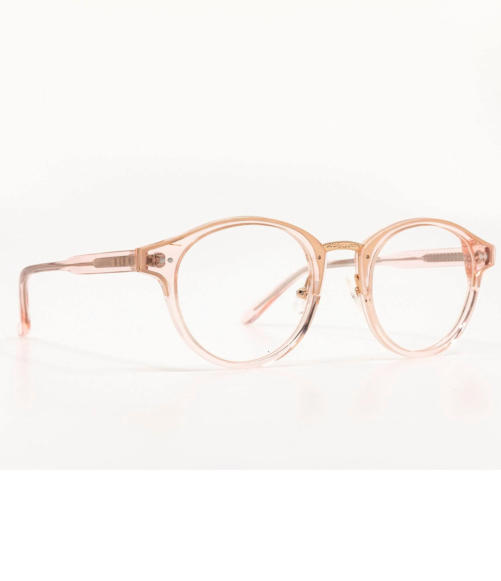 Diff Carina 49mm Blue Light Blocking Optical Glasses Dark Tortoise/ Blue Light