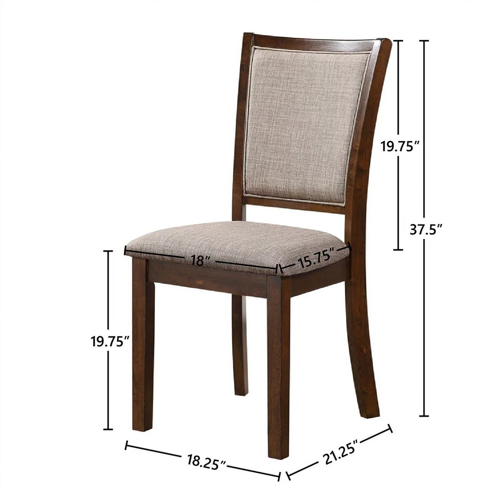 New Classic Furniture Amy 5-Piece Contemporary Wood Dining Set in Cherry
