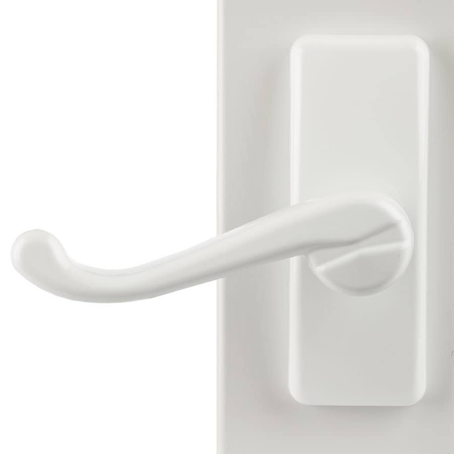 Larson Classic Metal Tech Lever Handle Aluminum Storm DOOR, 36016031