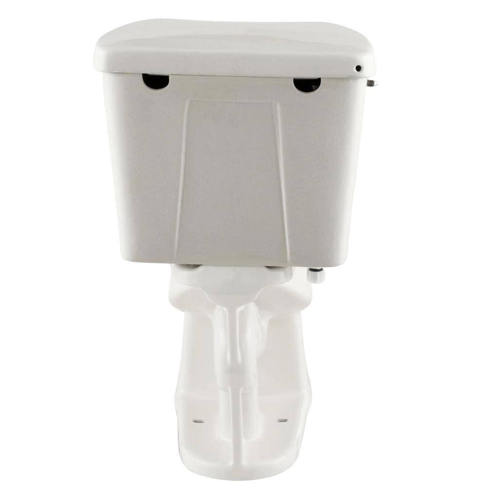 Glacier Bay 2-Piece 1.28 GPF High Efficiency Single Flush Round Toilet in Biscuit