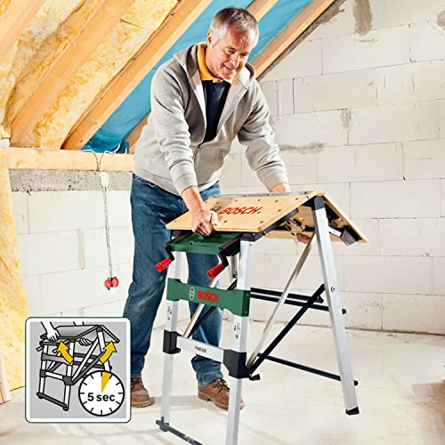Bosch Home and Garden Cordless Hot Glue Gun Roller Stand Work Bench