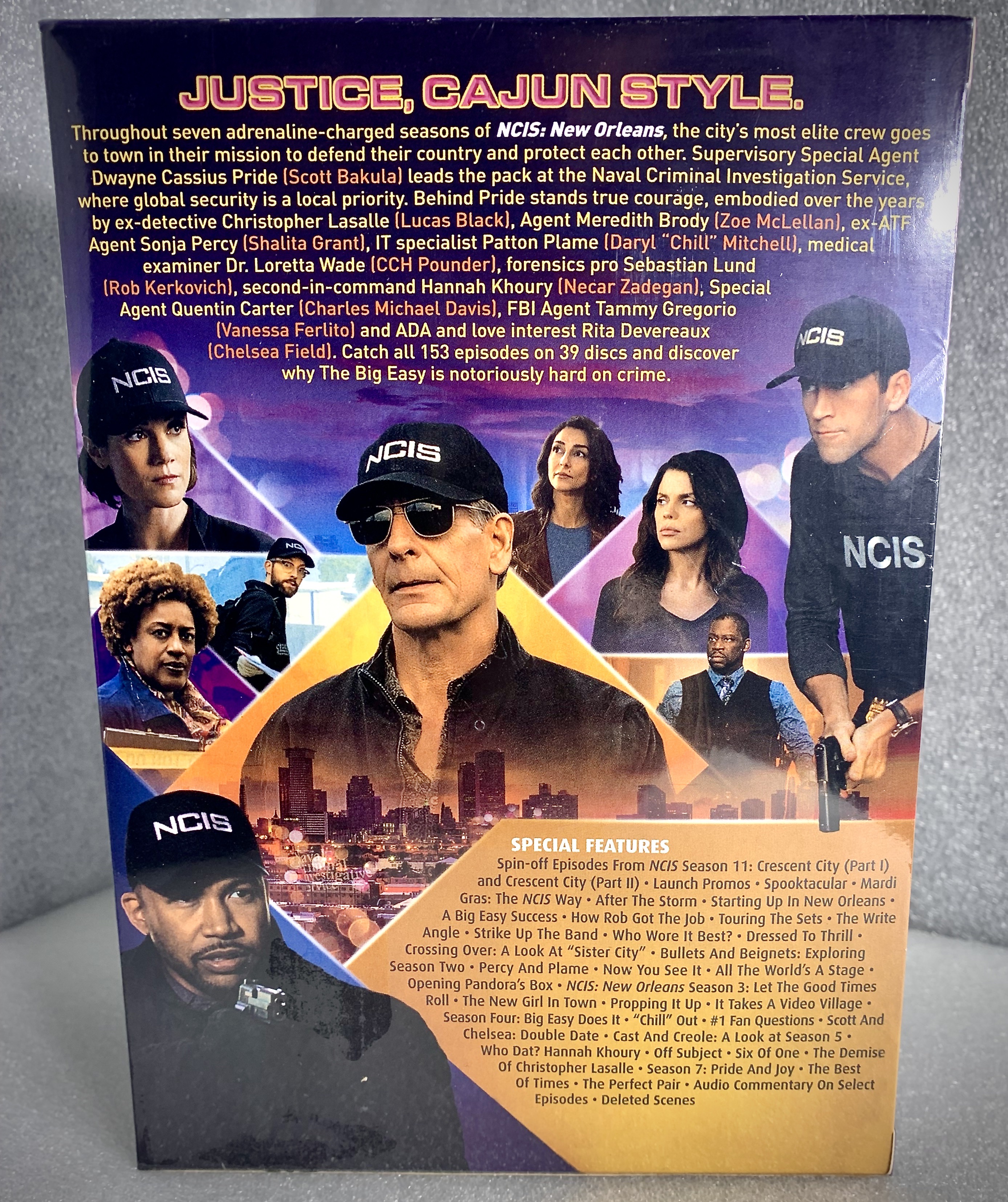 NCIS New Orleans: Complete Series Seasons 1-7. 39 Disc Box Set. Sold and shipped by PEMOHT INC