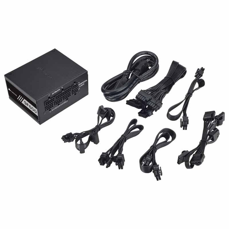 CORSAIR SF Series SF600 Power Supply - 80 PLUS Gold - 600W
