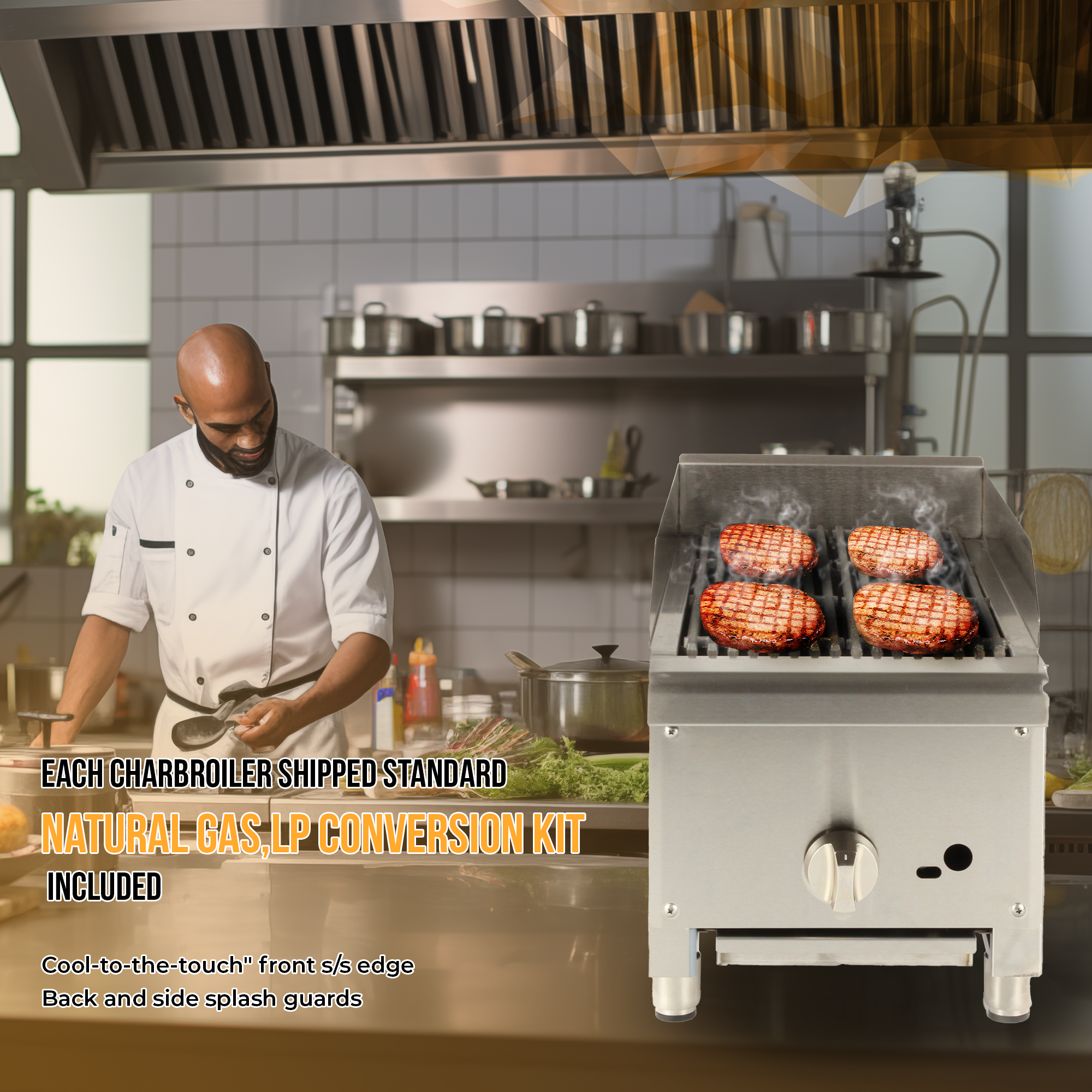 12" Commercial Charbroiler