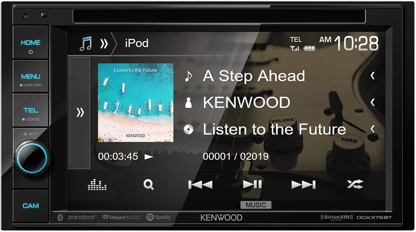 Kenwood DDX376BT 6.2" in-Dash Car DVD Monitor Bluetooth Receiver w/USB/AUX