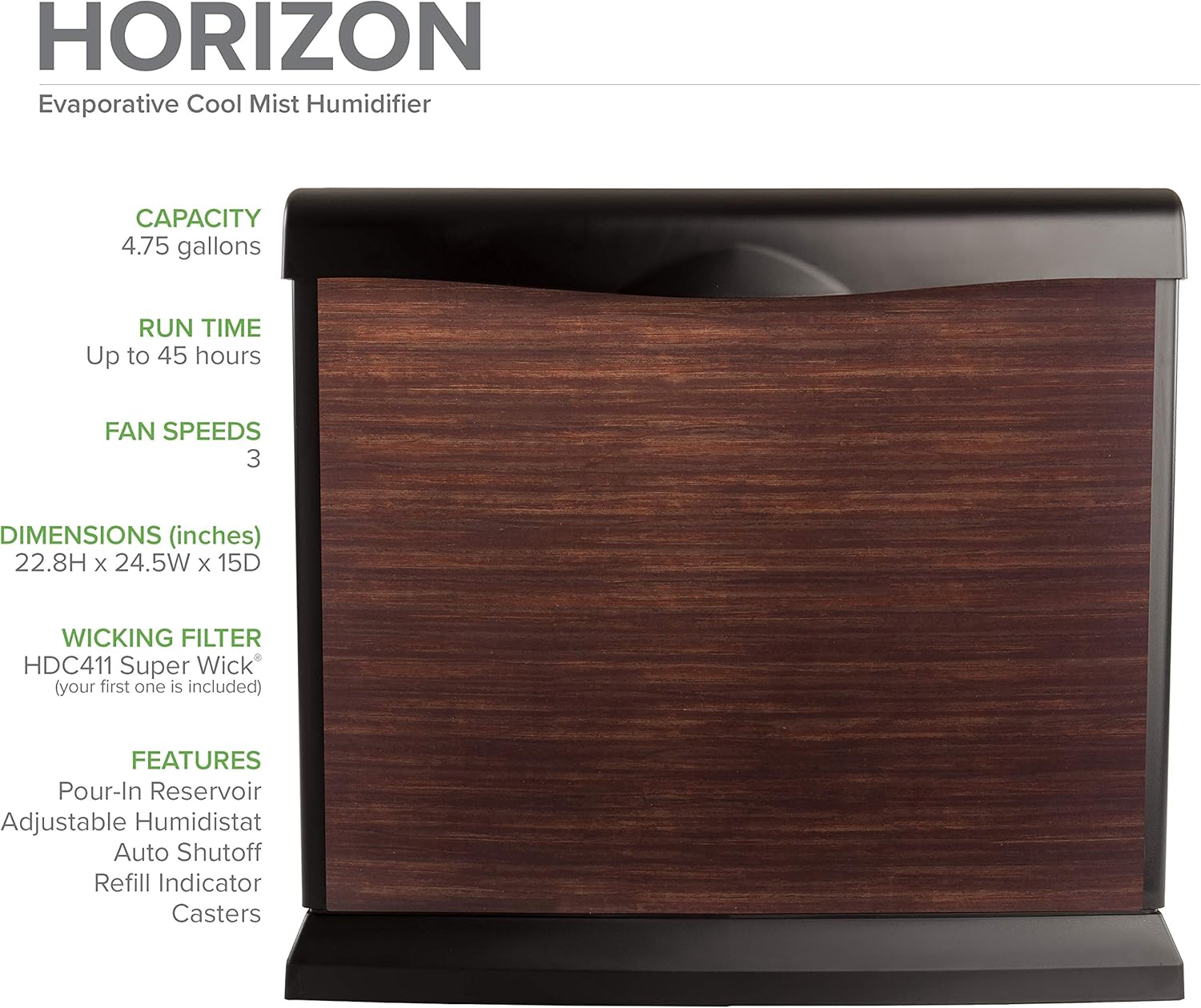AIRCARE Digital Whole-House Console-Style Evaporative Humidifier for Coverage up to 3,700 sq. ft. (Copper Night)