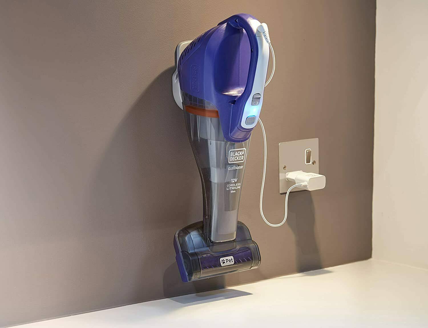 Black+decker DVB315JP-QW Vacuum Cleaner Hand Without Cable Special Pet Cyclone
