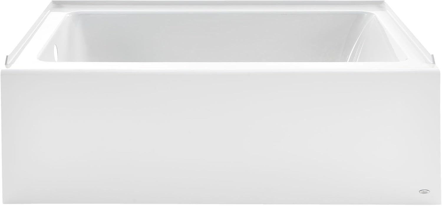American Standard 2973202.020 Studio Integral Apron Bathtub Left Drain 60 in. x 30 in. in White