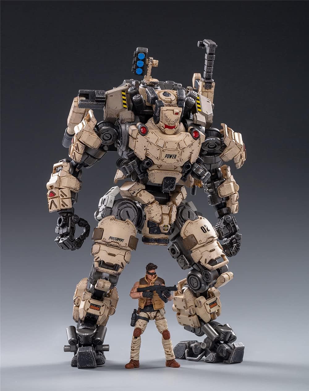 HiPlay JoyToy 1/25 Science-Fiction Robot Mecha Action Figures Full Set-Dark Source Series-Iron Wrecker 02 Tactical Mecha