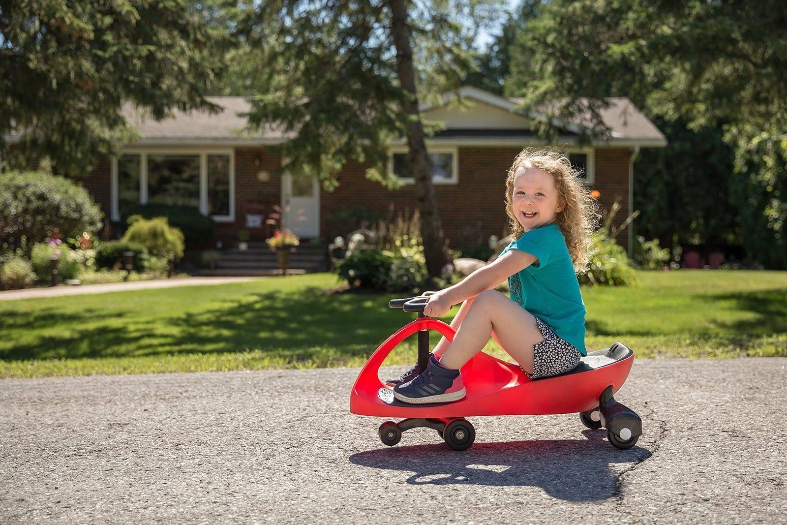 Plasmacar Red Kids Toy Indoor Outdoor Exercise Ride
