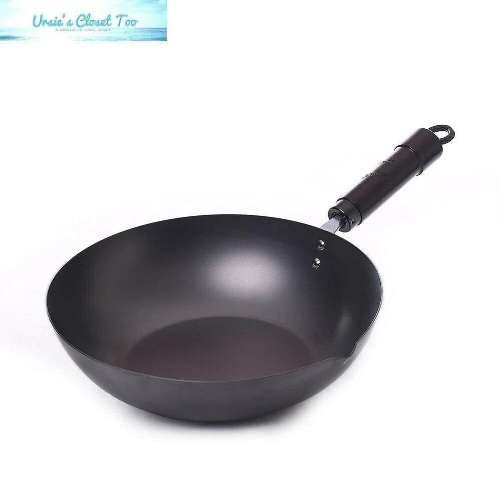 Kiwame Stir Fry Pan 30cm -Made in Japan by River Light