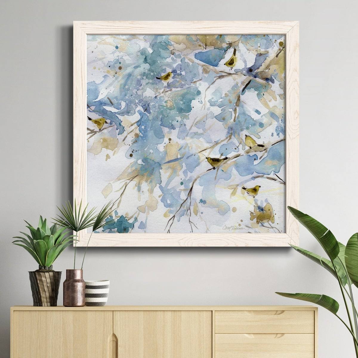 Topaz Spring II-Premium Framed Canvas - Ready to Hang - 34.5x34.5 - Maple