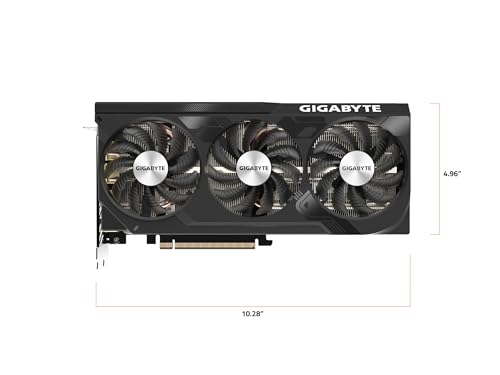 GIGABYTE GeForce RTX 4070 Super WINDFORCE OC 12G Graphics Card, 3X WINDFORCE Fans, 12GB 192-bit GDDR6X, GV-N407SWF3OC-12GD Video Card