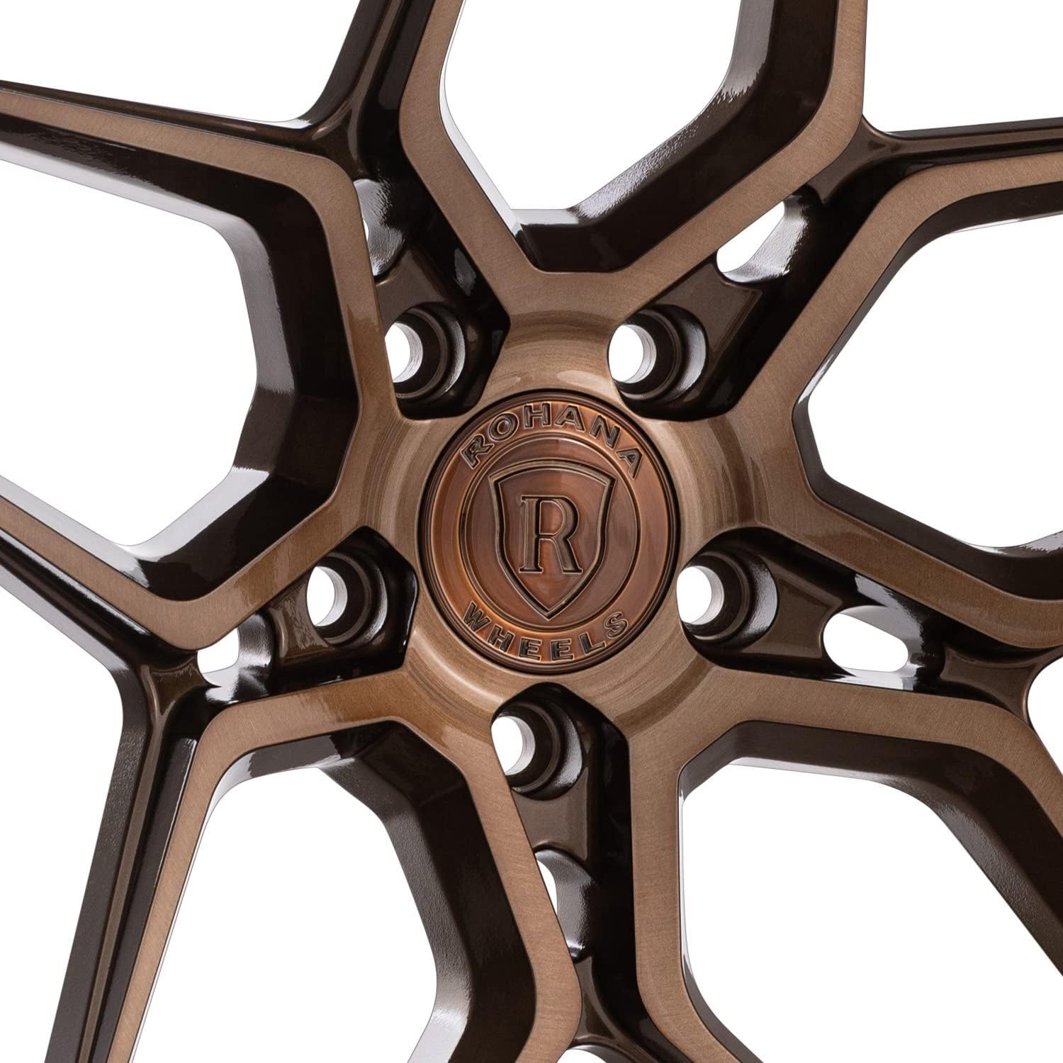 Rohana Wheels - RFX11, Wheel Diameter: 20 Size: 20x9 ET35 73.1 Offset: ET35 Bore: 73.1 Bolt Pattern: 5x114.3 Brushed Bronze (Standard) (RFX112095114BZ35)