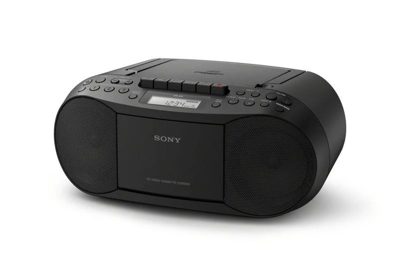 Portable Stereo Player CD Cassette MP3 Boombox Audio Am/fm Radio Player Black US