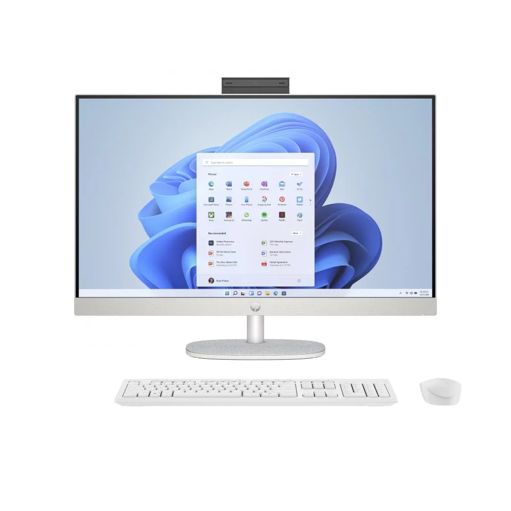 HP 27" All-in-One Desktop 1920 x 1080 FHD Intel Core i5-1335U 16GB RAM 512GB SSD Intel UHD Graphics Shell White