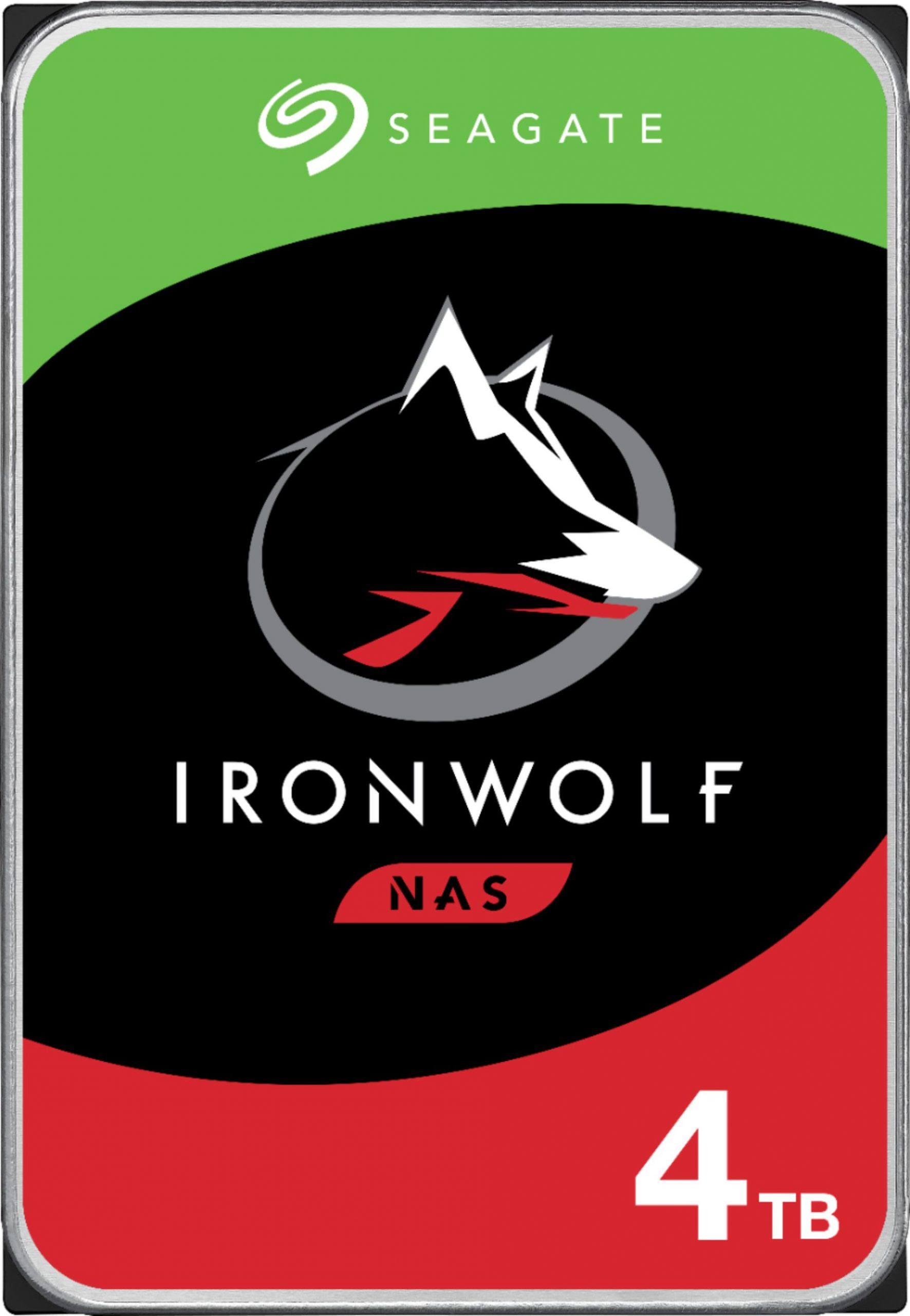 Seagate - IronWolf 4TB Internal SATA Hard Drive for Desktops