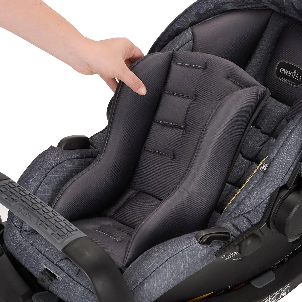 Evenflo Pivot Xpand Modular Travel System with Safemax Infant Car Seat - Roan