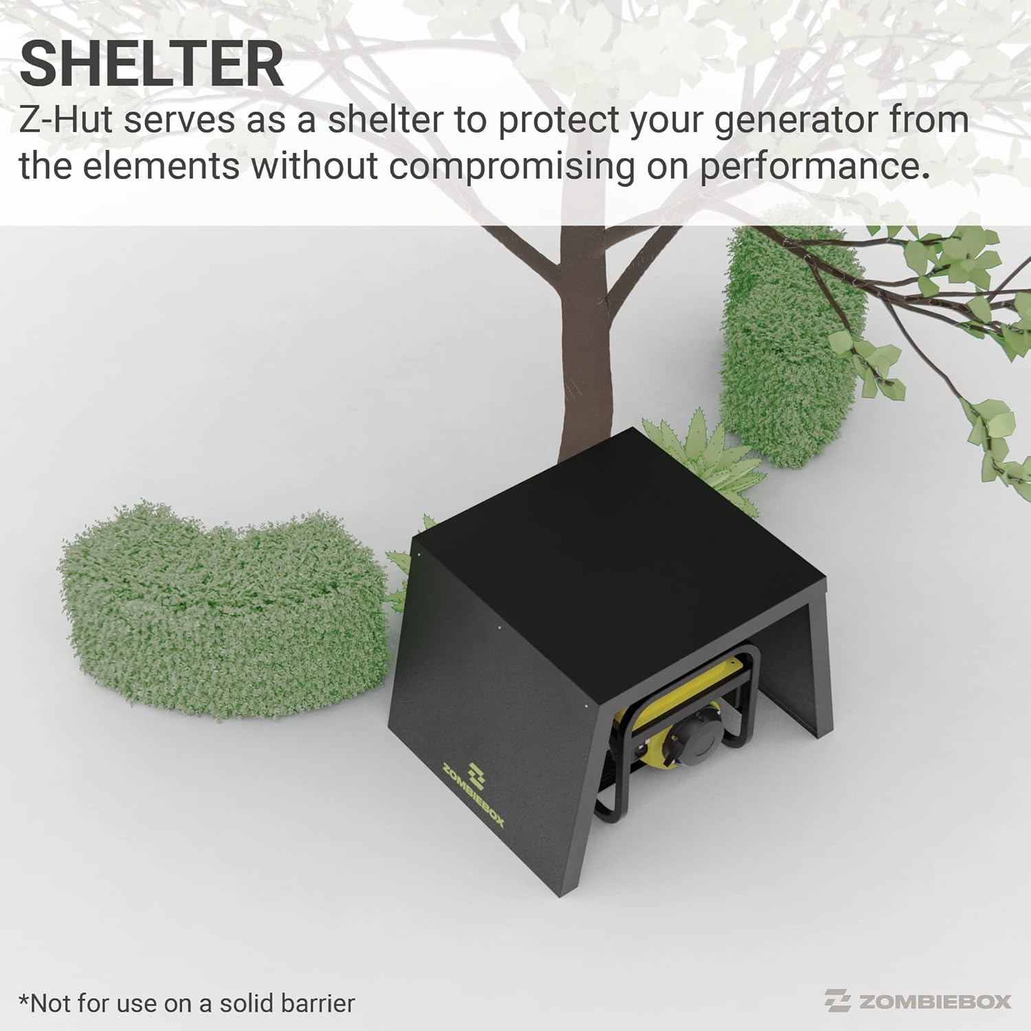 Zombiebox Generator Running Cover - Acoustic Barrier