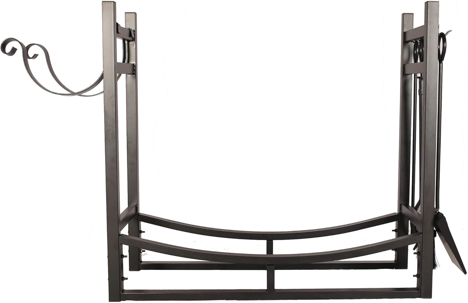 1. GO 3 Feet Indoor/Outdoor Heavy Duty Firewood Log Rack with wood Holder, 30 Inch Tall