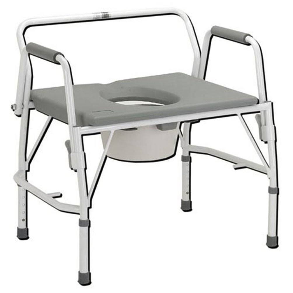 Drive Medical Deluxe Bariatric Drop Arm Commode.