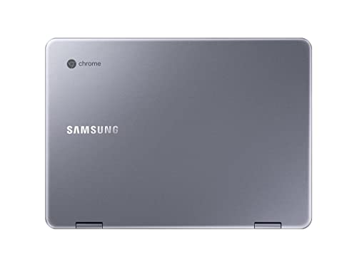 Samsung - Plus 2-in-1 12.2" Touch-Screen Chromebook - Intel Celeron - 4GB Memory - 32GB eMMC Flash Memory - Stealth Silver