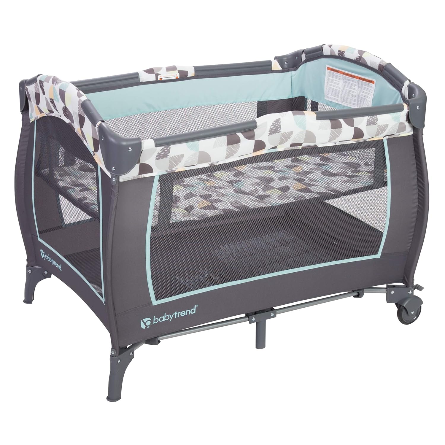 Baby Trend EZ-Lift™ 35 Plus Infant Car Seat, Dash Black & Trend-E Nursery Center Playard, Doodle Dots