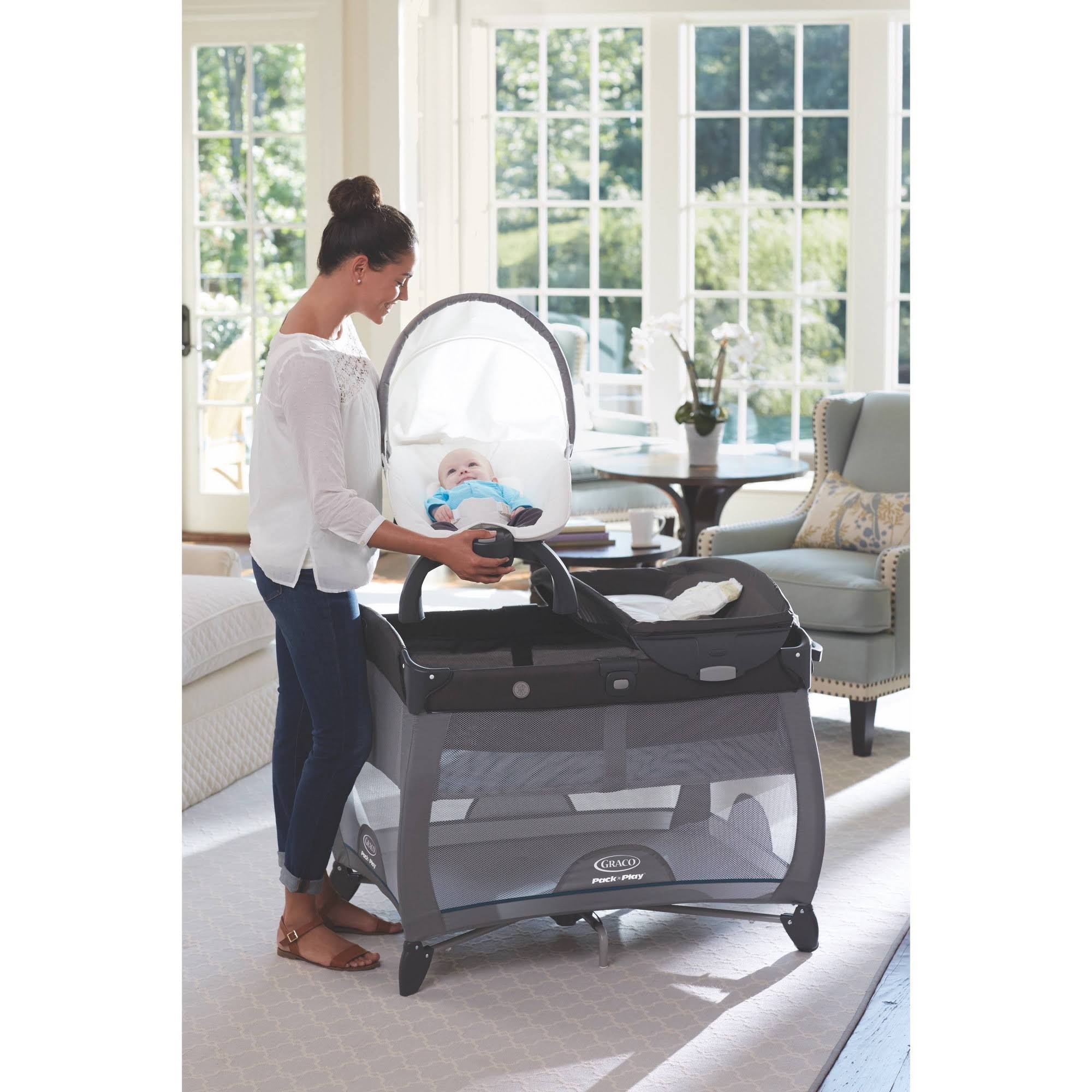 Graco Pack &n Play Quick Connect Portable Seat Playard - Asher