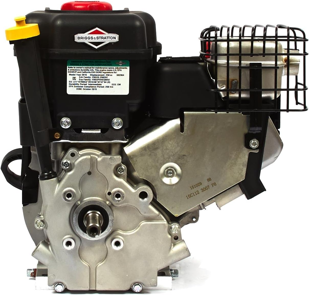 Briggs and Stratton 15C112-3007-F8 250cc 11.5 Gross Torque Snow Series Engine with a 3/4-Inch Diameter by 4-27/64-Inch Length Crankshaft