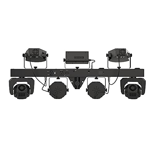 Chauvet DJ GigBAR 2 4-in-1 Multi-Effect Lighting System with Tripod Stand, Wireless Footswitch, 2 DMX Cables, and Austin Bazaar Polishing Cloth